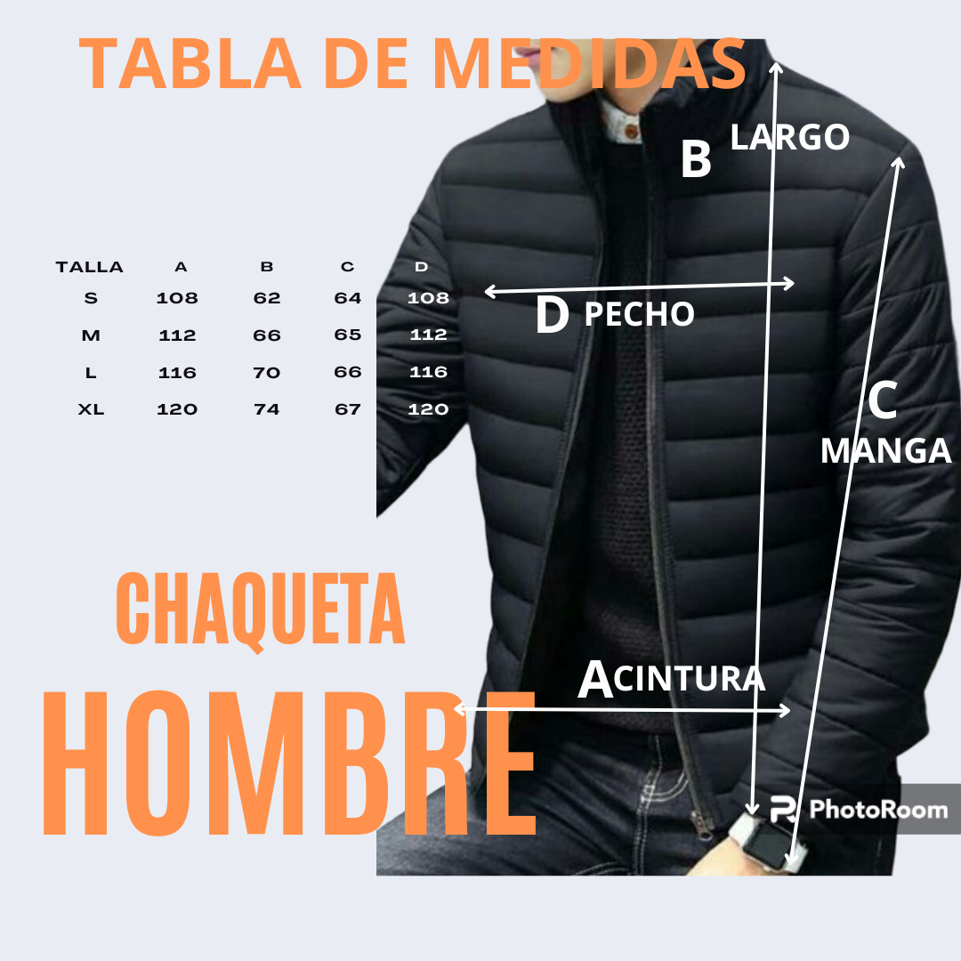 Chaqueta para Hombre Acolchada CLASICA