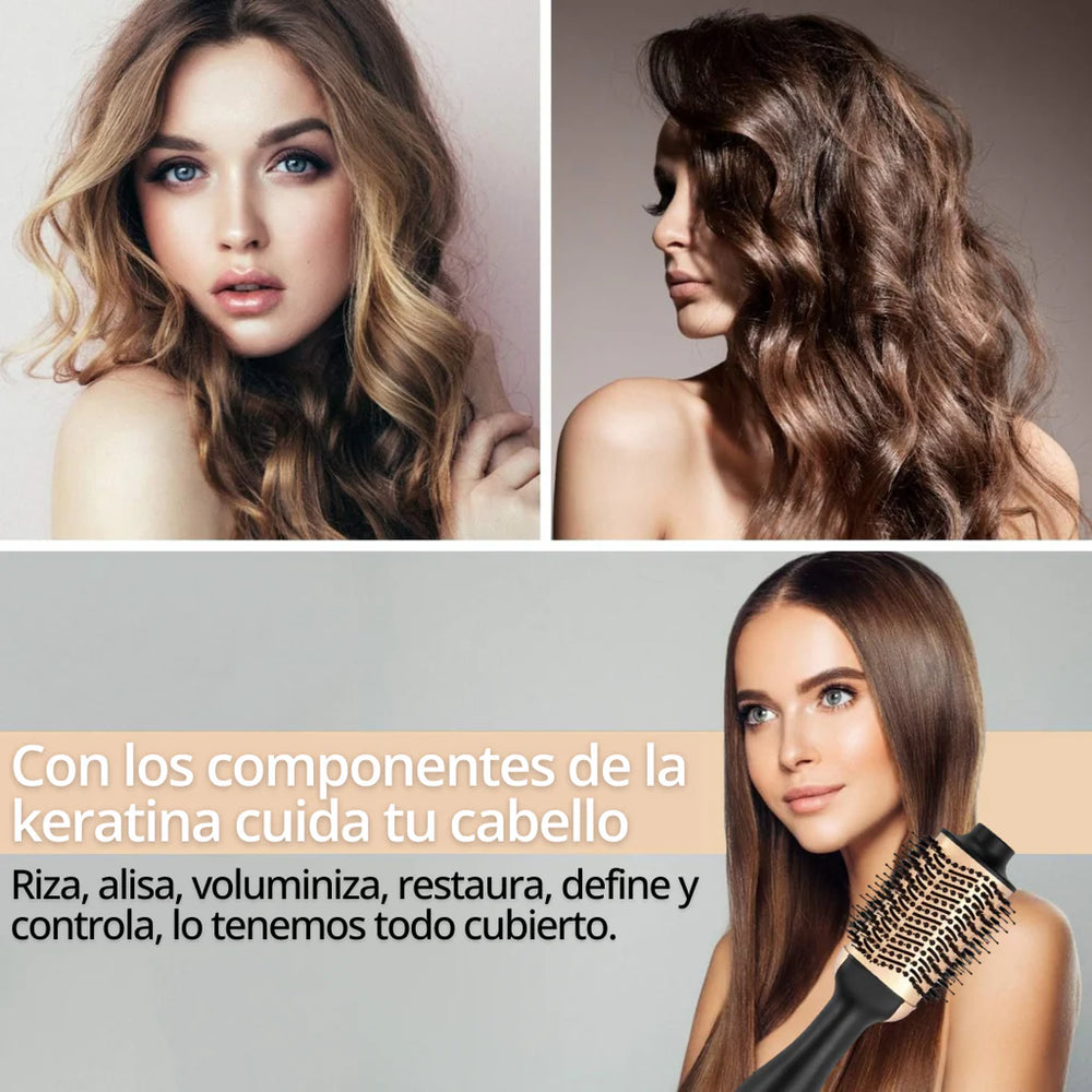 Cepillo Secador Keratina Pro 3D