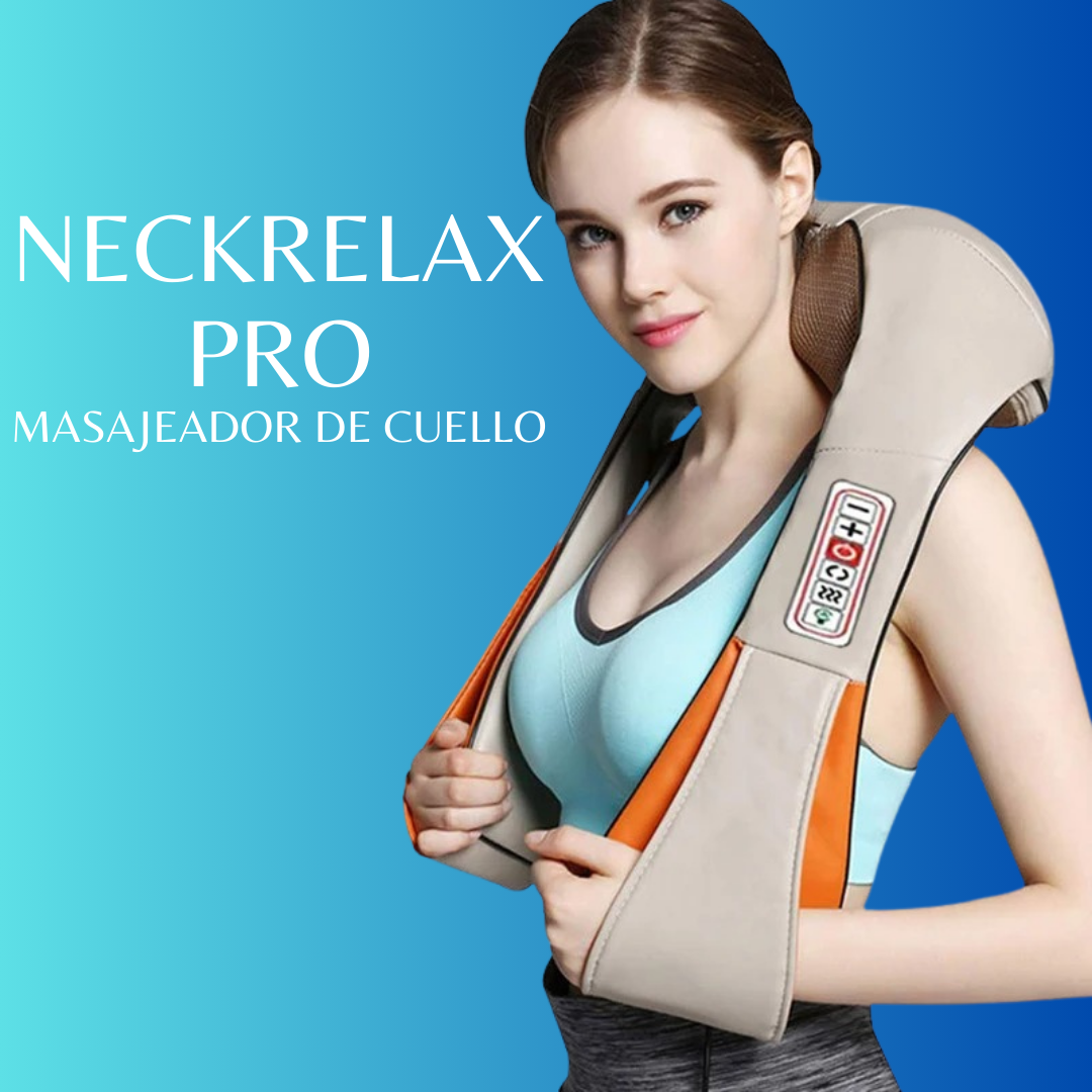 Masajeador De Cuello NeckRelax Electrico Alivia Dolores Espalda Hombro