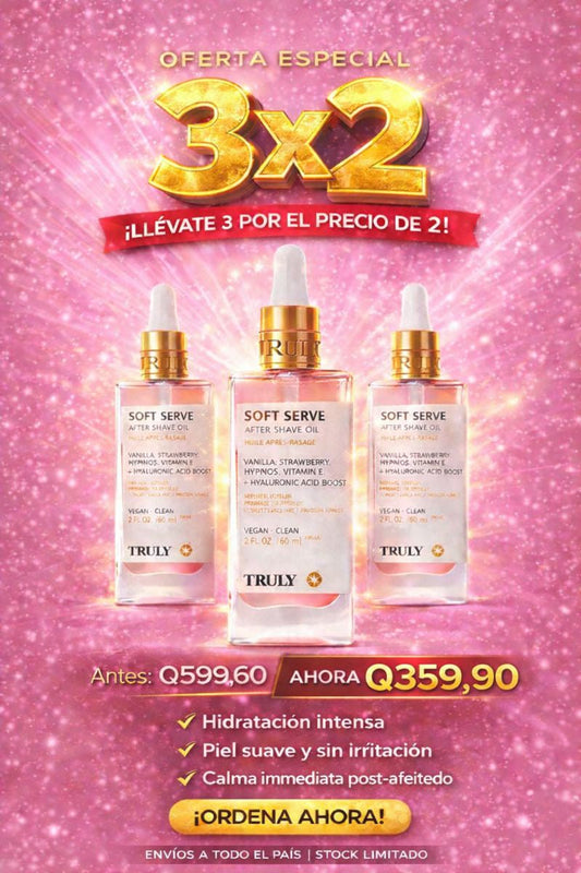 🔥🔥🔥SUPER PROMO 3x2 Premium Truly Soft Serve - Piel más clara al instante + Envio Gratís🎁