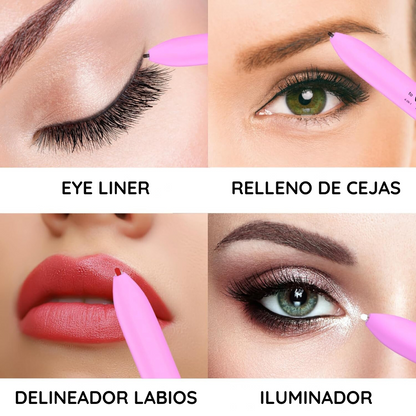 Lápiz Delineador 4 en 1 Premium