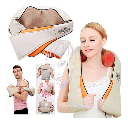 Masajeador De Cuello NeckRelax Electrico Alivia Dolores Espalda Hombro